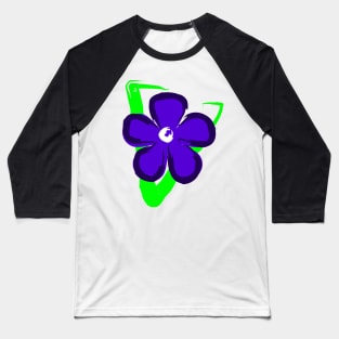 Abstract Violet Baseball T-Shirt